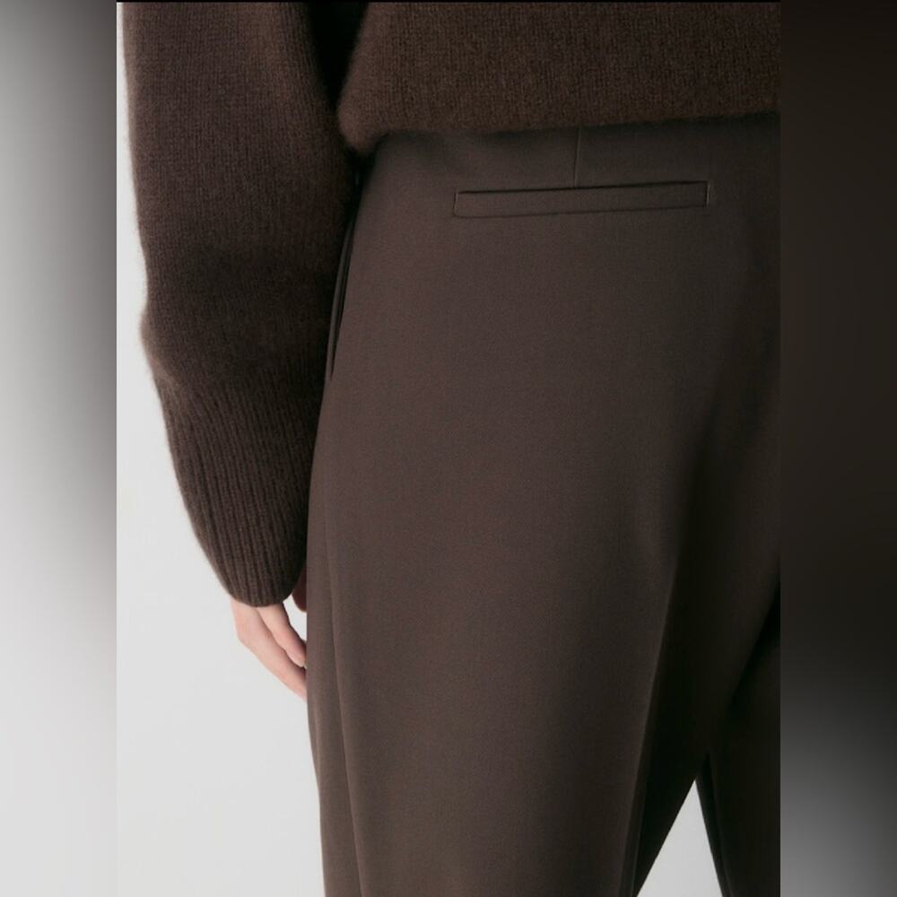 NWT Aritzia The Effortless Pants Size 0 (estimated) in Rich Mocha Brown - Picture 6 of 15